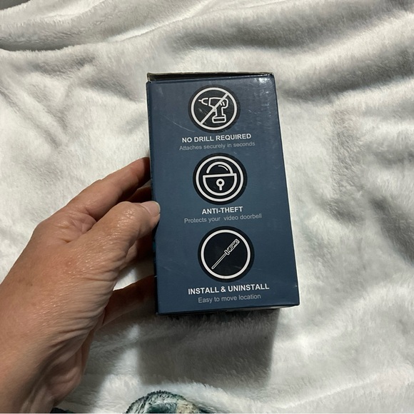 Anti-Theft Video Doorbell Door Mount No-Drill W/Adjustable Mounting Bracket NEW - Picture 3 of 16